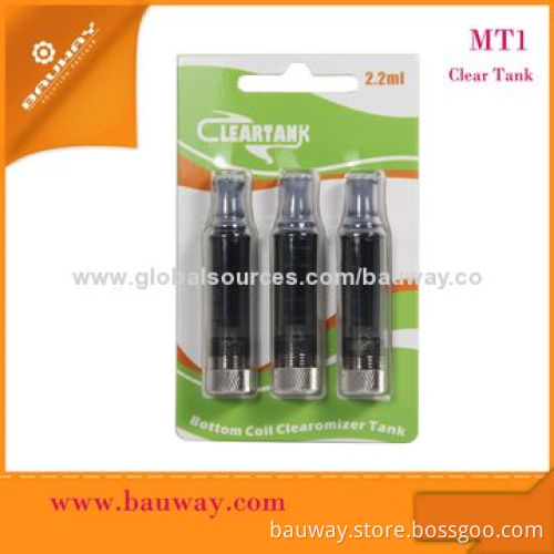 MT1 Bottom Coil Clearomizer, 2.0mL Capacity, 900-1,000 Puffs, OEM Orders Welcomed